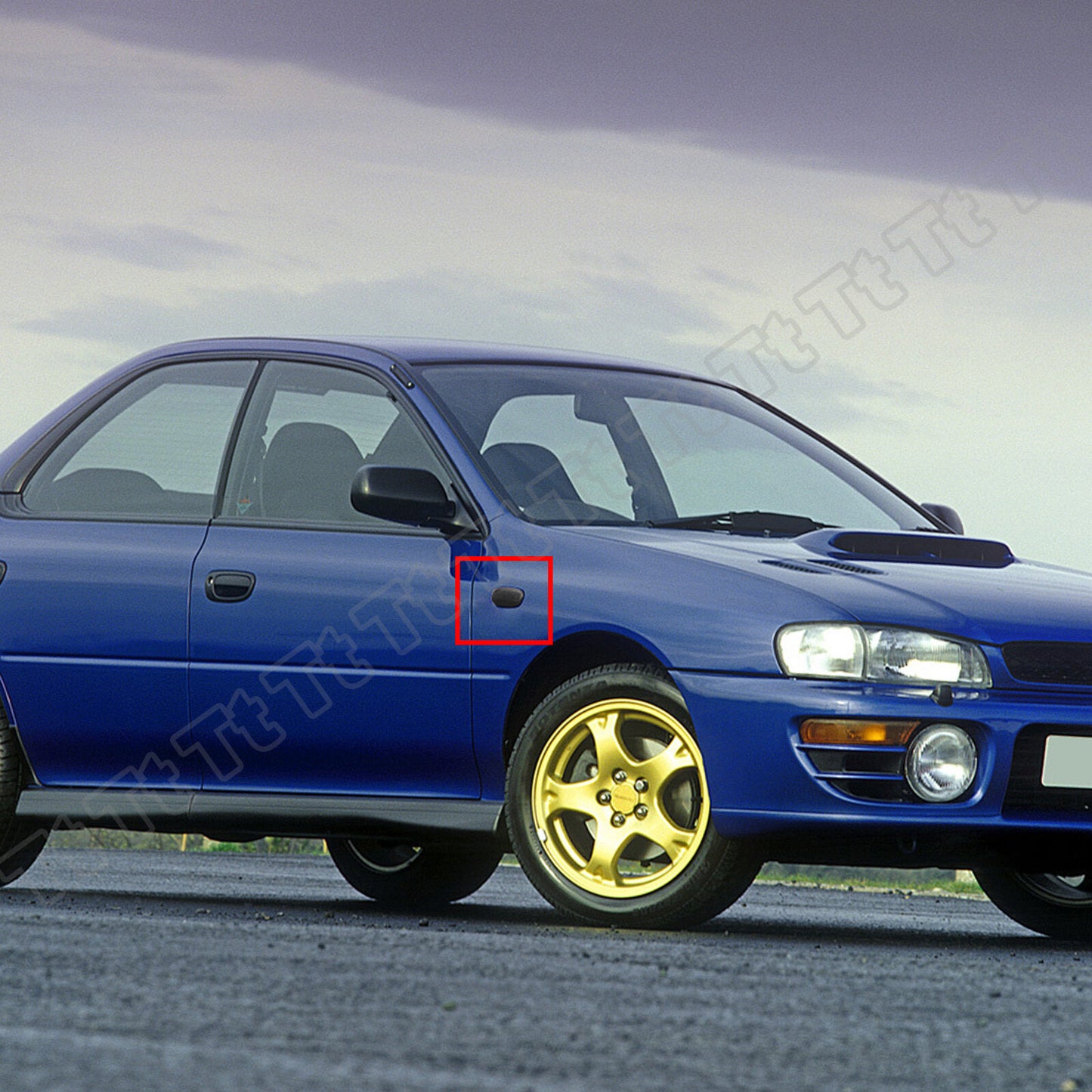For 1993-2001 for Subaru Impreza Sequential Smoked LED Side Marker Light Kit - v