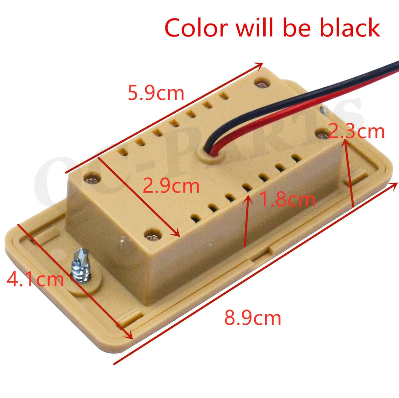 Dual USB charger socket with blue LED indicator for car, SUV, and truck accessories.