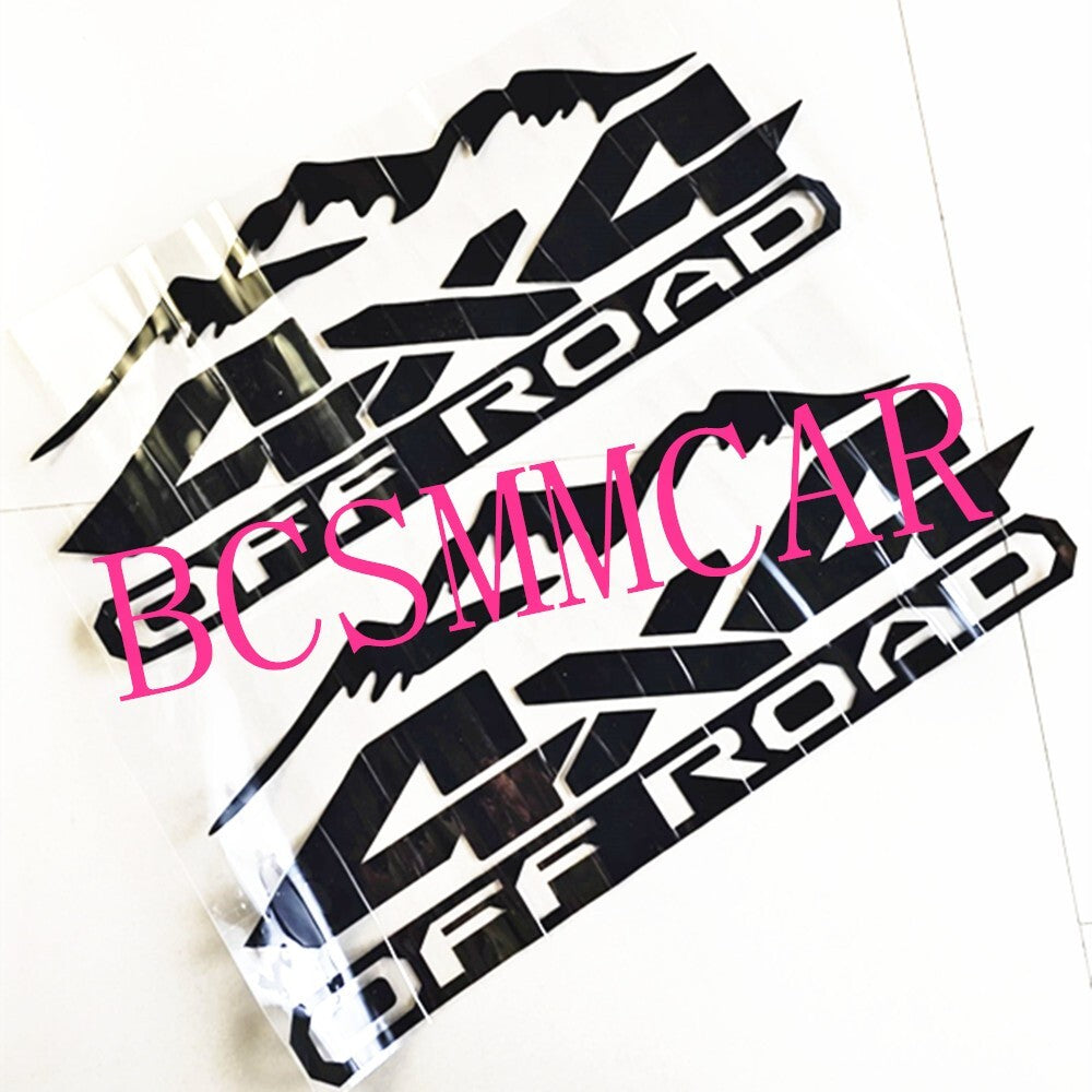 Mountain Range 4X4 Decal Stickers Offroad Car Camper Van Decoration Waterproof