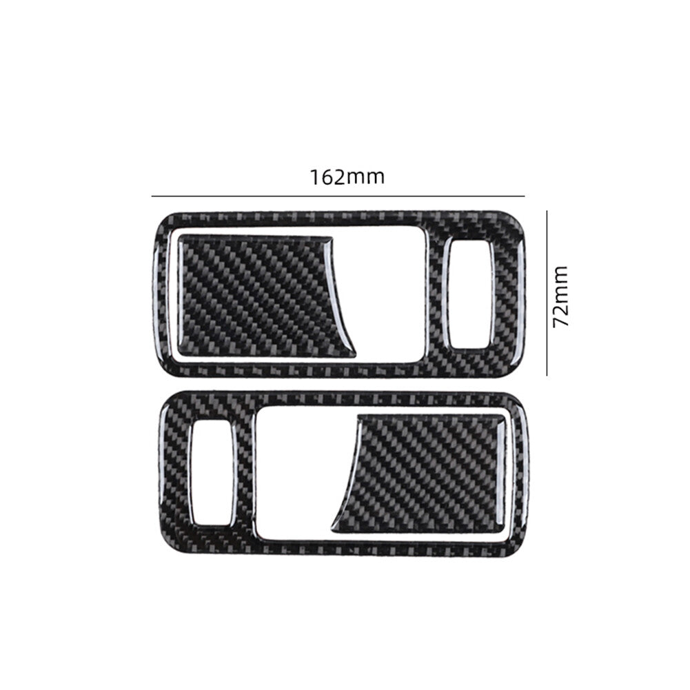 Carbon Fiber Window Control Button Cover Trim for Corolla 2014-2018 v