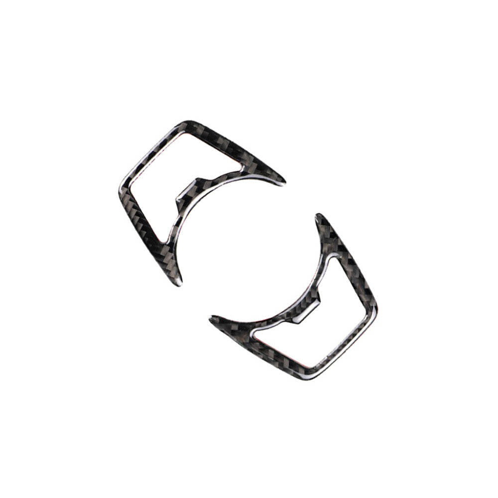 Car Headlight Switch Cover Frame Trim Carbon Fiber for Mustang 2015-2019