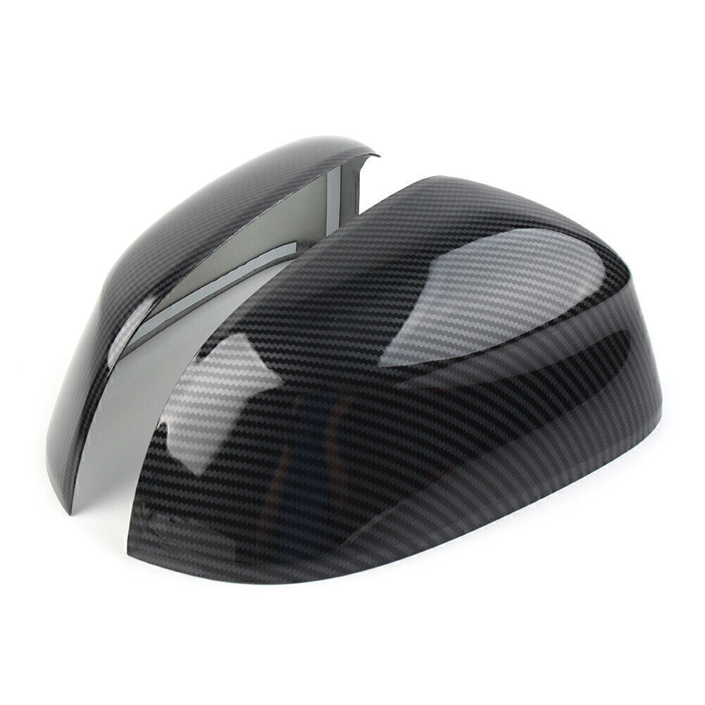 Carbon Fiber Side Rear View Mirror Cover Trim 2pcs for BMW X3 G01 2018-2022 Pair