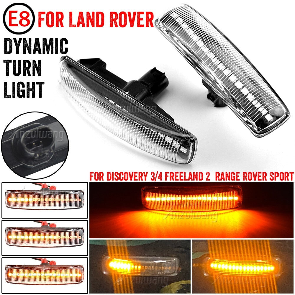 Dynamic Side Marker Turn Light for Land Rover Discovery Freeland for Range Rover