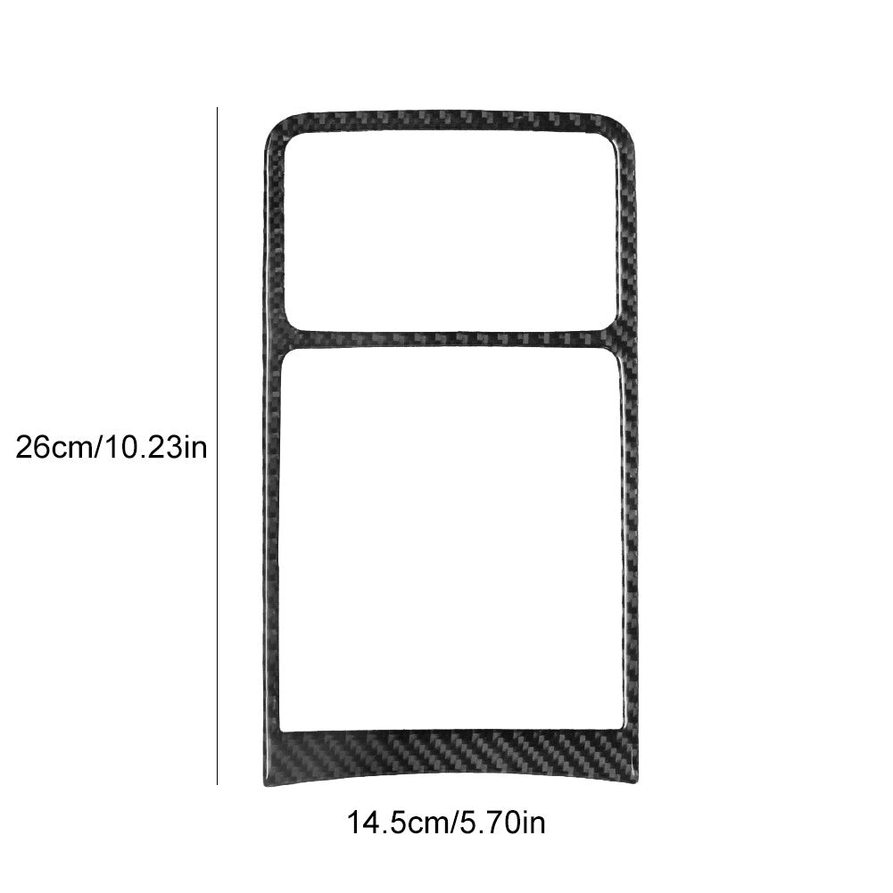 Carbon Fiber Digital Climate Control Cover Trim For Explorer 2008-2010 v