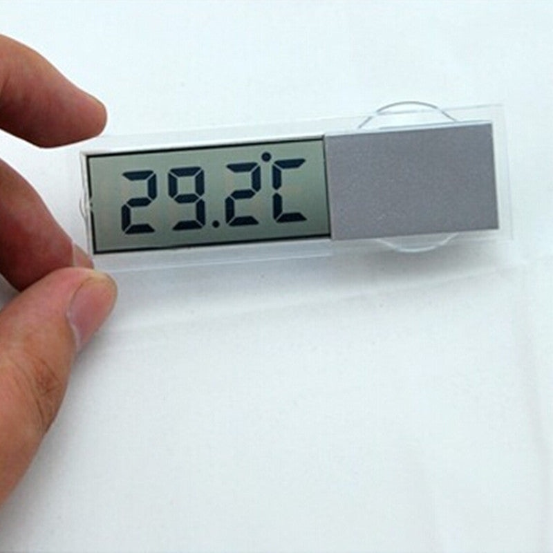 Car Windshield Transparent Thermometer ¨H Fahrenheit ¡æ Celsius Temp Gauge Sucker