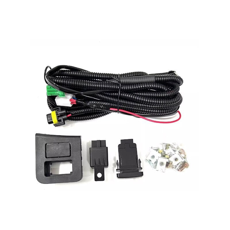 1 Set For NV200 Front Bumper Fog Lamp Light Wires Switch Cover Frame Cap v