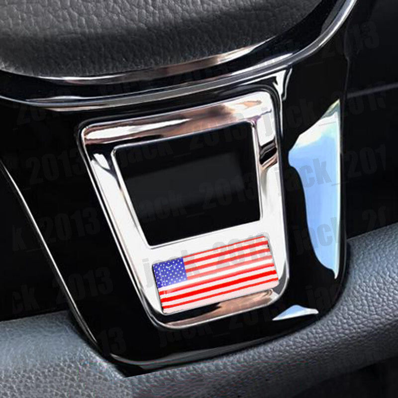Chrome Steering Wheel Sequin Cover Trim for Volkswagen for VW for Tiguan 2017-2024