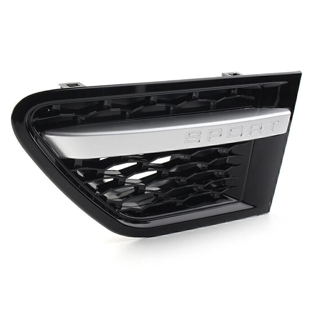 Front Left Fender Air Vent Grille for Land Rover for Range Rover Sport 2010-13 Black