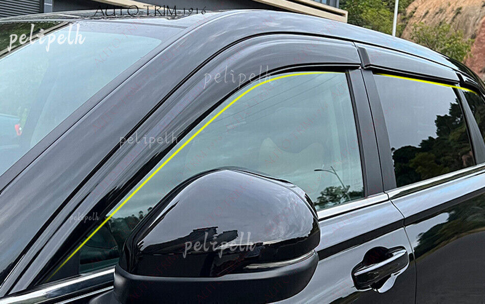 for Honda CR-V 2023-2024 Black Car Window Wind Visors Rain Guard Vent Deflectors