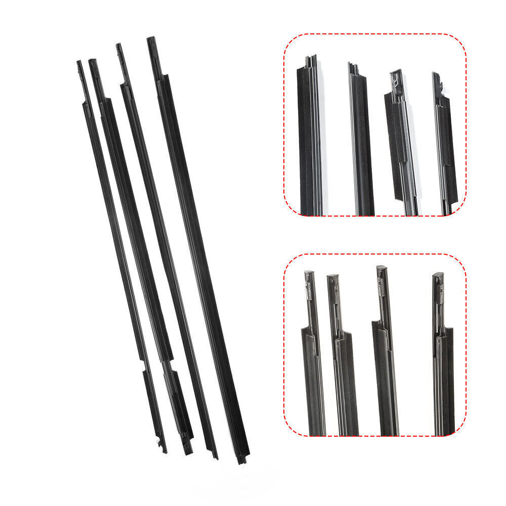 Car Window Weather Strips Trim Replace for Lexus GX470 for Toyota Prado 2003-09