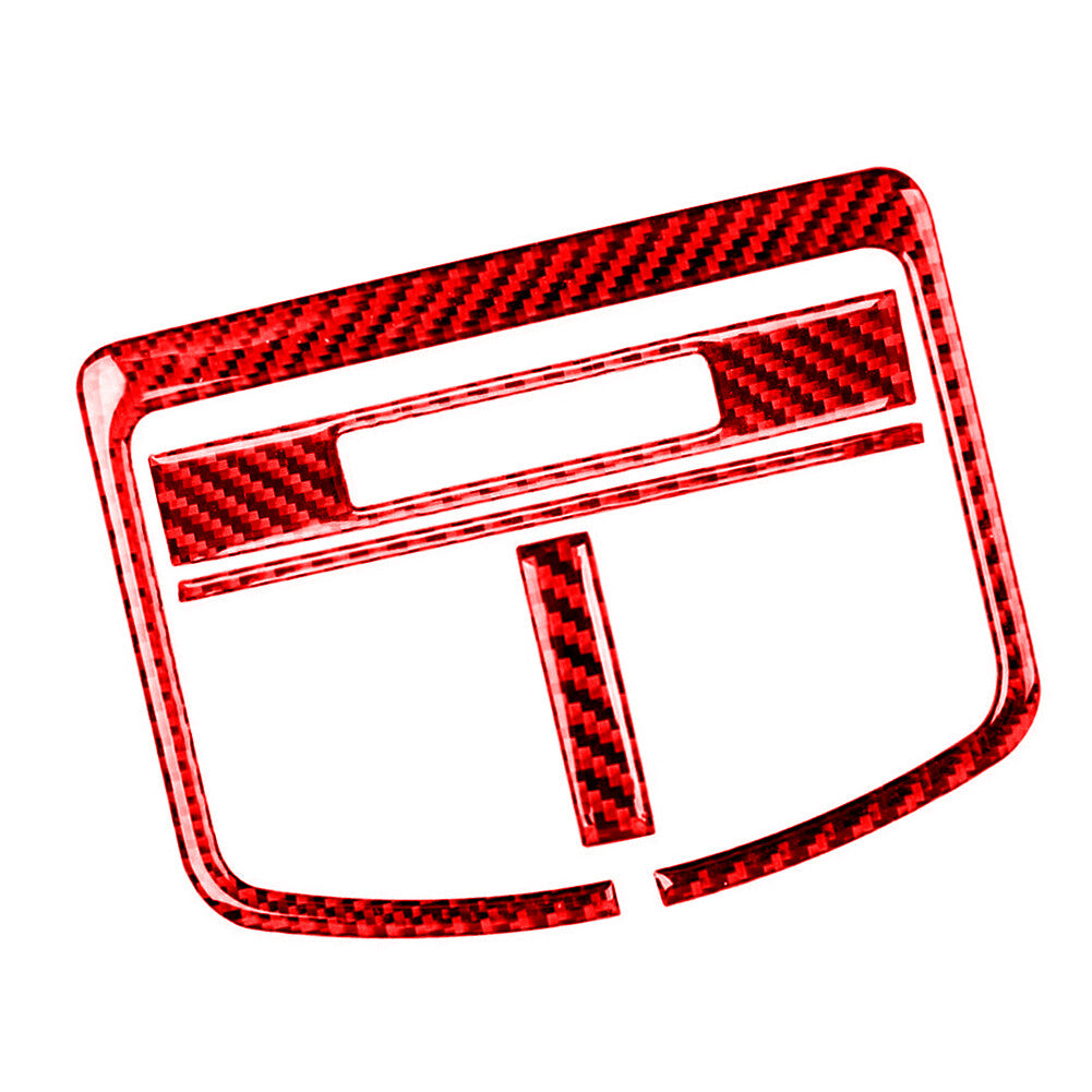 Red Carbon FiberGear Shift Panel Cover Trim Sticker for Camry 2007-2011 v