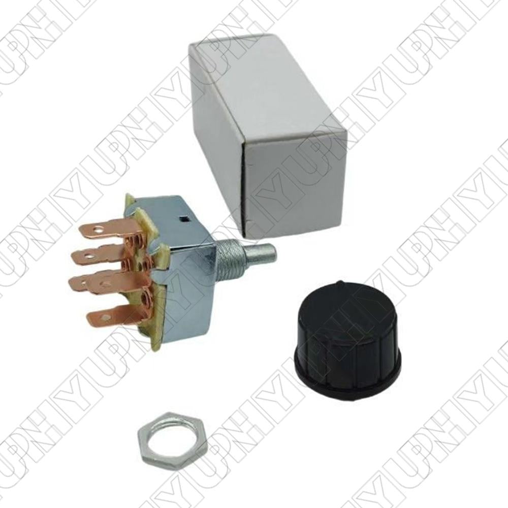 A/C Blower Switch 3 Speed 5 Copper Post HVAC System Switch SW1000C For Truck Q