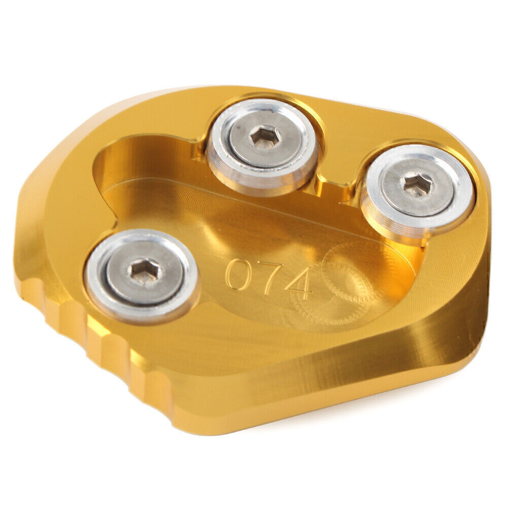 Kickstand Side Stand Plate Extension Pad for YAMAHA YZF-R6 2017-2018 Gold Q