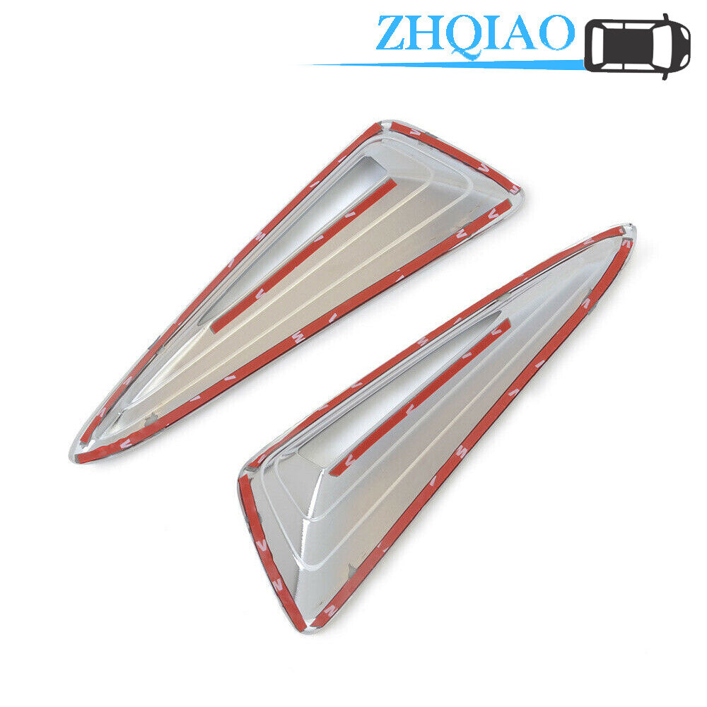 Pair Chrome Front Fog Light Grille Side Lamp Cover Trim Fit for Toyota Chr C-hr 2018