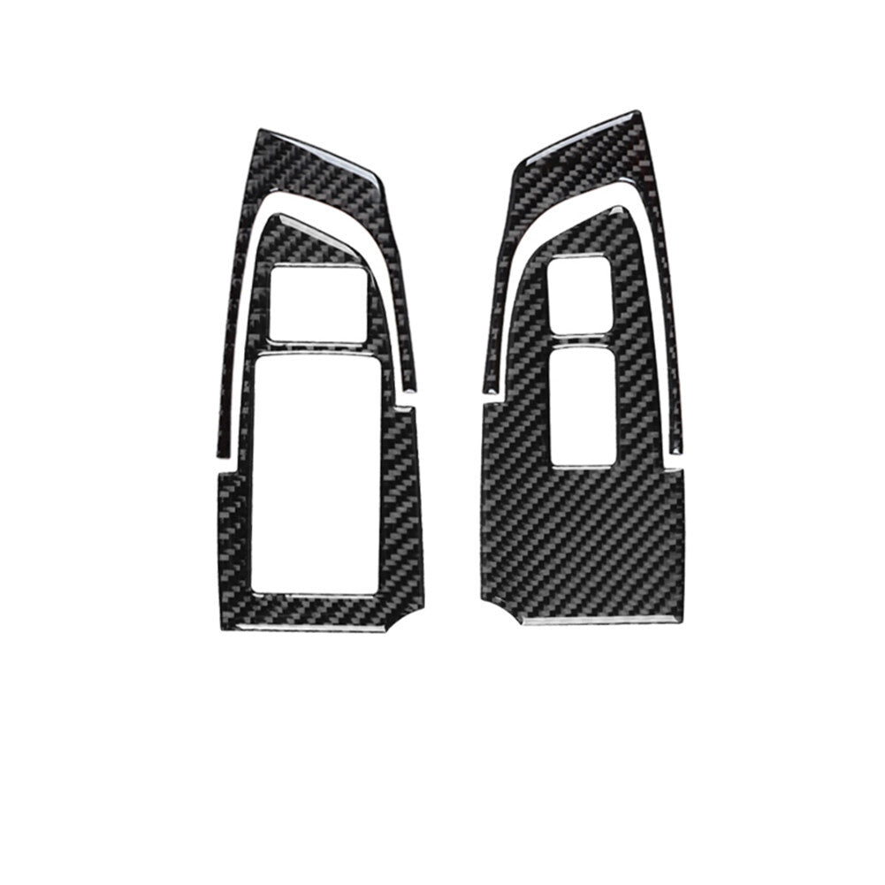for Audi Q5 2018-2021 Carbon Fiber Interior Rear Climate Console Cover Trim v
