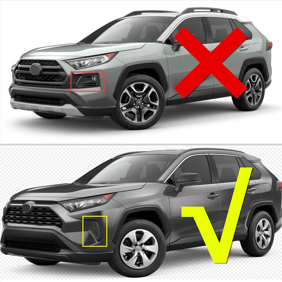 For 2019-2023 RAV4 3 Colors Front LED Fog Lamp DRL Daytime Running Lights v