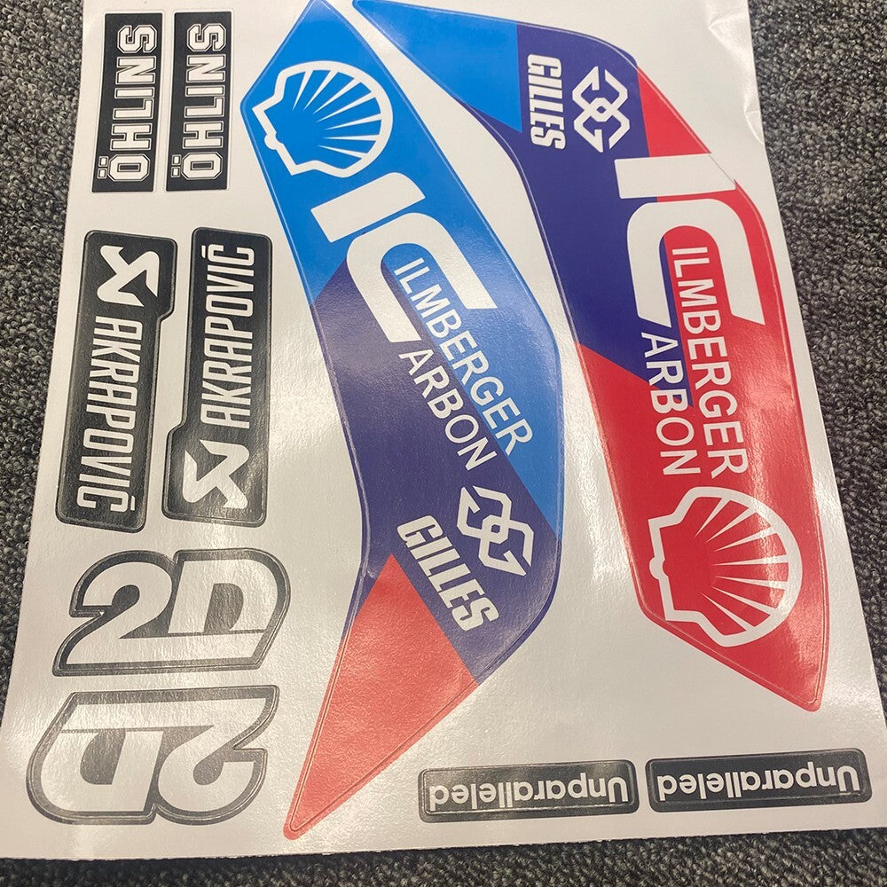 S1000RR Motorcycle Lower Belly Pan Decal Sticker Kit for S1000RR 2020-2023