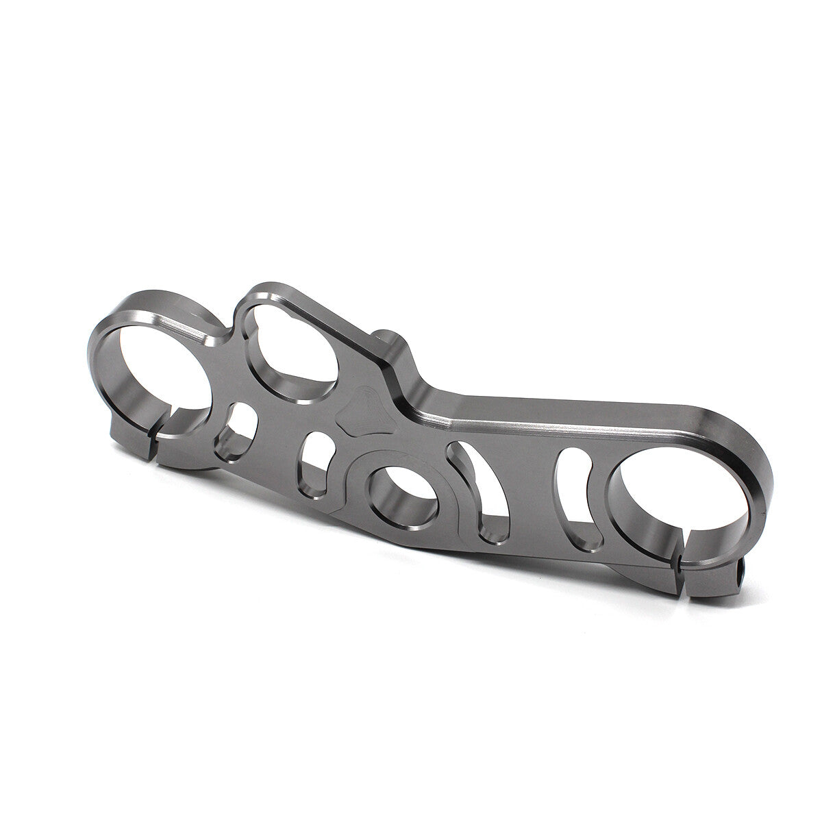 CNC motorcycle three-tree top clamp suitable for GSXR600/GSXR750 GSXR1000 2007-2008 Gray