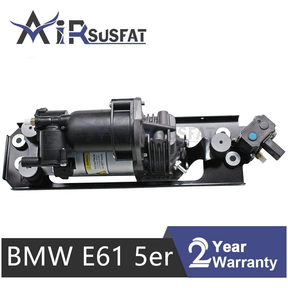 2 Air Suspension Spring Bags 1 Air Compressor Pump for BMW 5ER E61 2003-2010