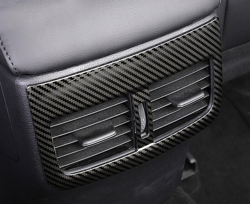 For 2021-2023 for Venza Carbon Fiber ABS Inner Door Handle Bowl Cover Trim 4P v