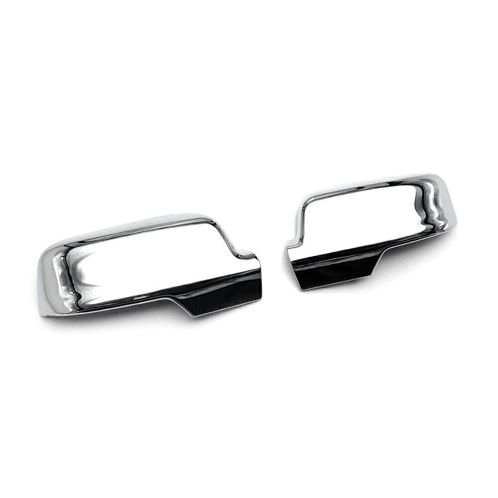Pair Chrome Rearview Mirror Side Cover Molding Trim for Dodge for Ram 1500 2019-2021