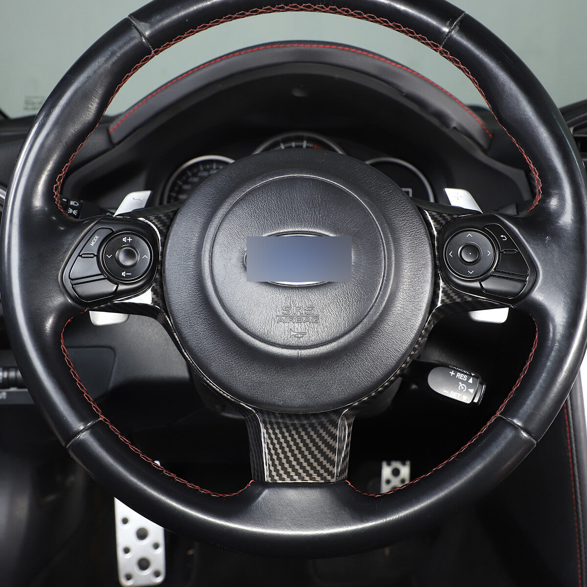Internal carbon fiber navigation panel frame decoration suitable for @ FJ Cruiser 07-21 - v