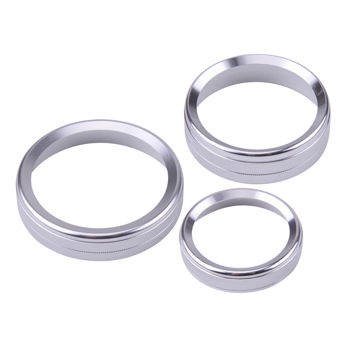 Chrome Air Condition Audio Switch Knob Trim Ring Fit for Ford F150 2016-2018