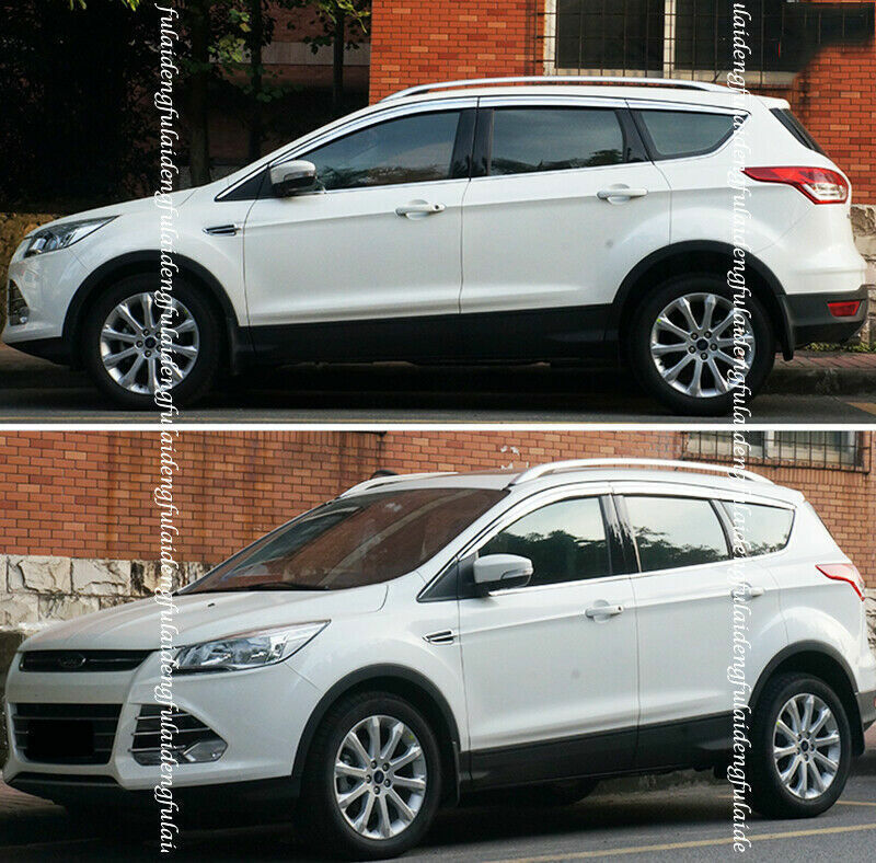 for Ford Escape 2013-19 silver Window Visor Vent Sun Shade Rain Guard Door Visor