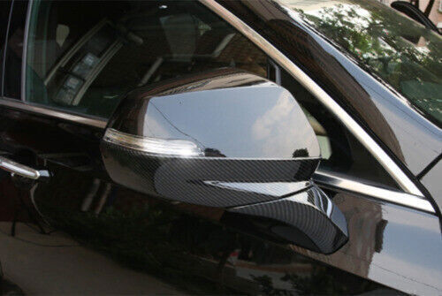 Carbon Fiber ABS 4P Strip Trim Outer Rear View Mirror For 2019-2023 for Cadillac XT4