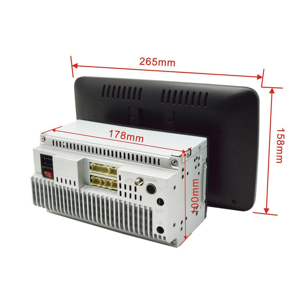 10.1-inch 2DIN GPS Touchscreen Rotatable Car Stereo Radio with WiFi Player - Android 9.1 n