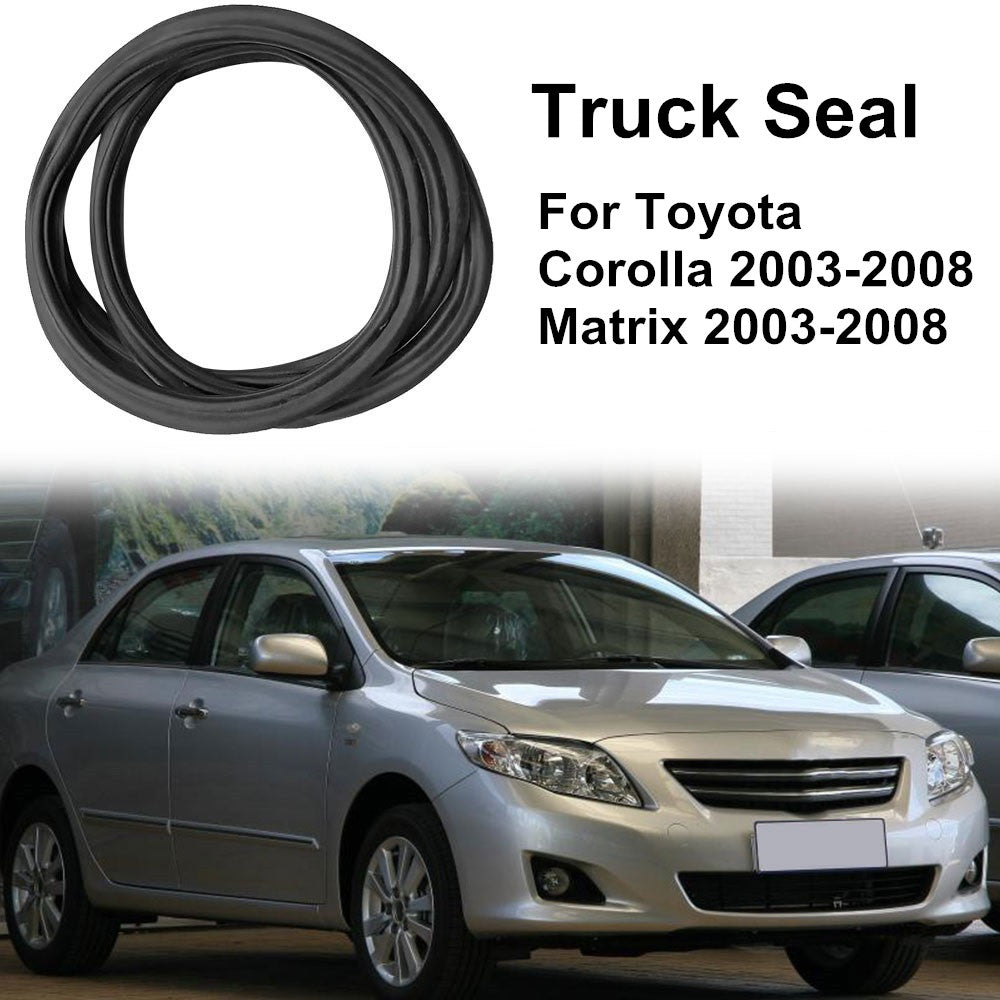 For 2008-03 for Toyota for Corolla Matrix Rubber Rear Trunk Lid Weatherstrip Seal Gasket Q
