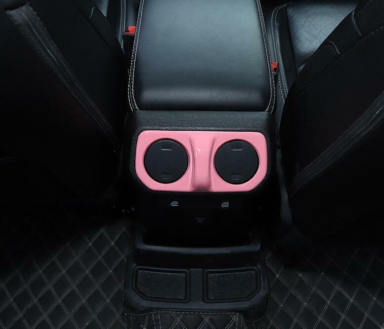 Fit for Jeep for Wrangler JL/JT 2018-2021 21PCS ABS Pink Car Interior kit Cover Trim