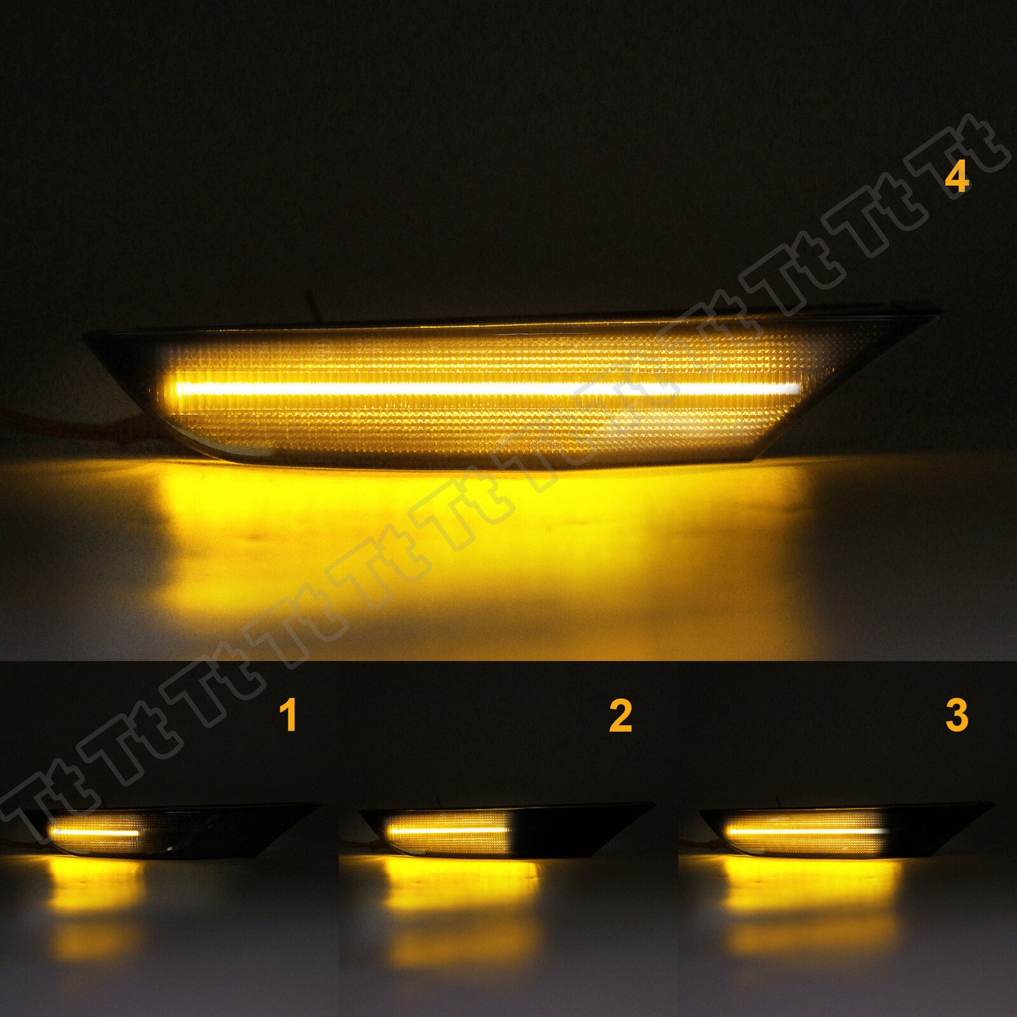 For 2003-06 for INFINITI G35 Sedan Sequential LED Side Marker Lights DRL Lights - v