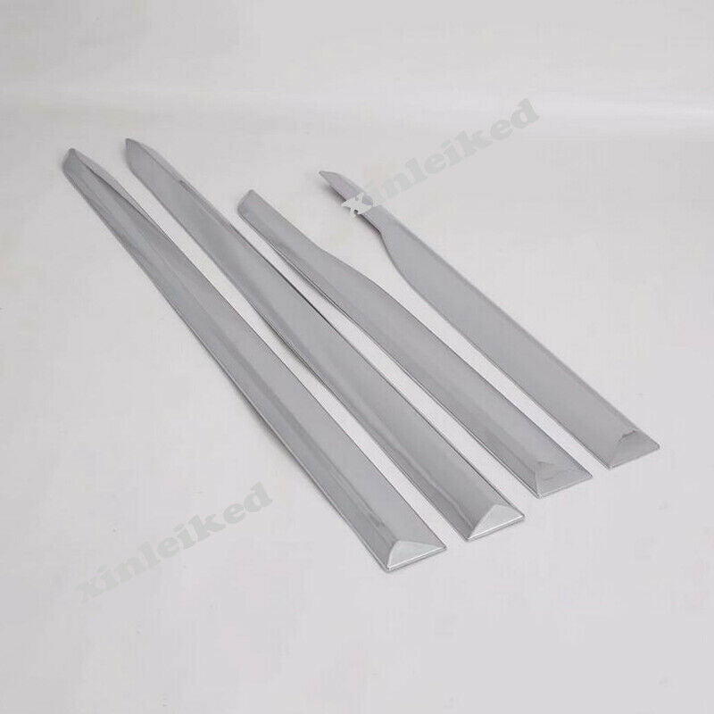 for Hyundai Santa Fe ix45 2019-2021 3D Chrome Side Line Skirt Lower Trim Cover