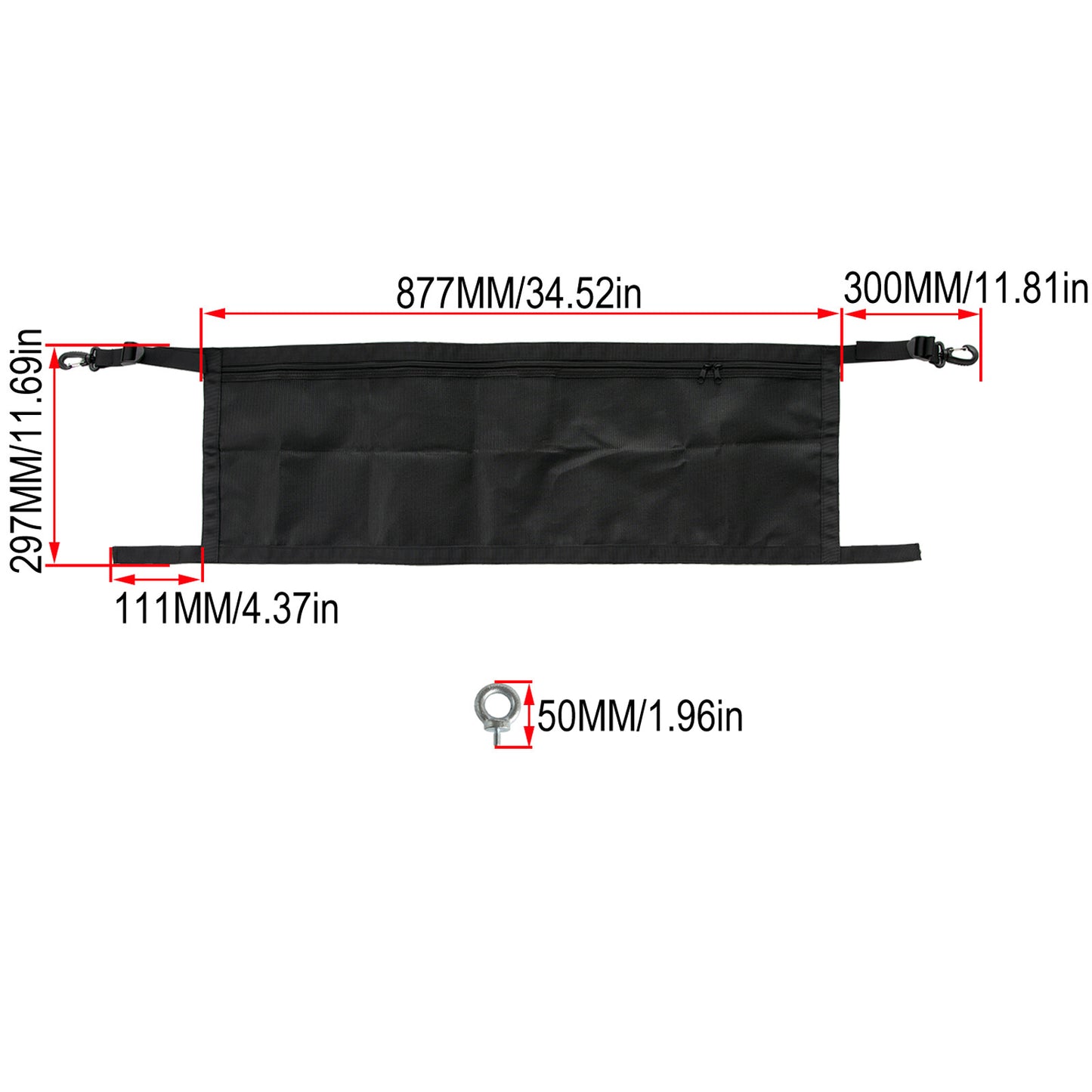 Boot Floor Cargo Tailgate Net Mesh Luggage Hook for Suzuki for Jimny for Sierra 2019-23 Q