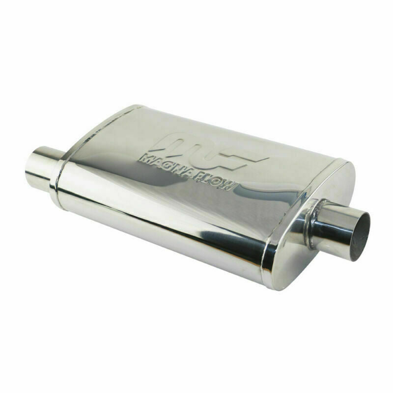 3 Polished Universal Racing Performance Exhaust Muffler Tips 500mm 19.68