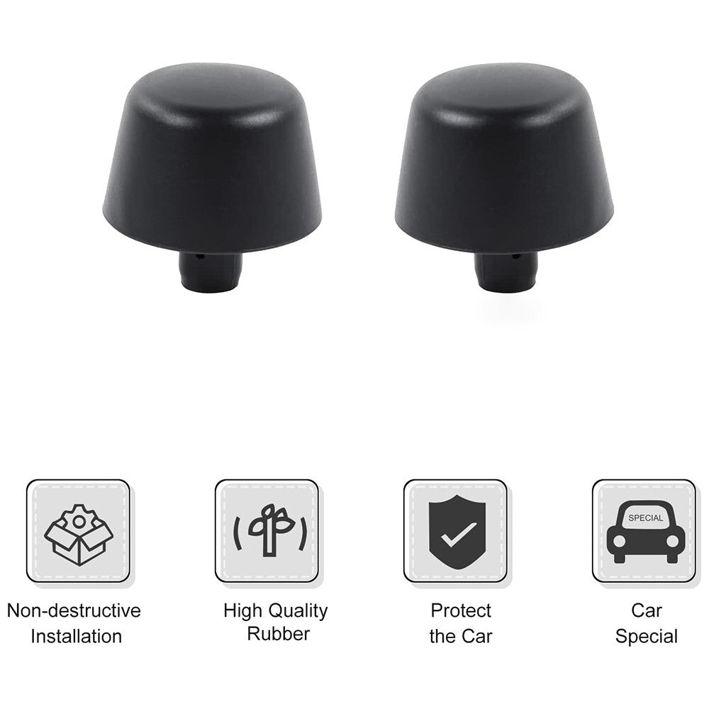 Rubber Hood Bump Rest Stop Bonnet Bumper Cushion for Jeep for Wrangler JK 2007-2017