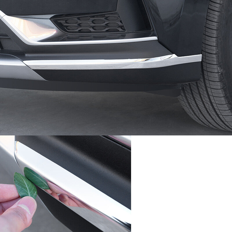 for Kia Carnival 2022-2023 Stainless Front Bumper Corner Cover Trim anti-rub Lip