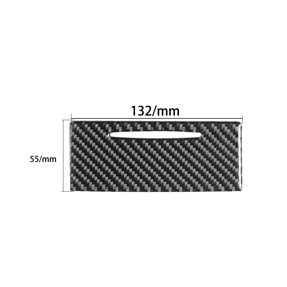 Carbon Fiber Ashtray Panel Cover Trim for Infiniti FX 2009-2013/QX70 2014-2017