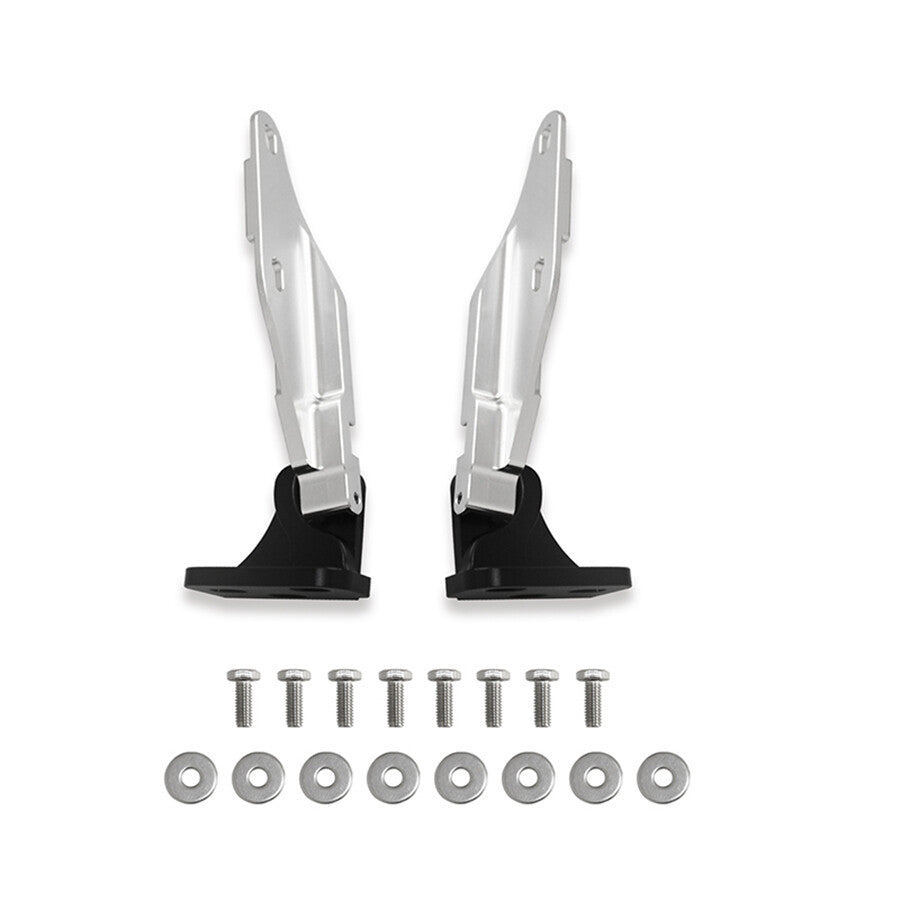 Smooth black rear mirror side triangular boiler decorative panel suitable for Supra 19-22- v