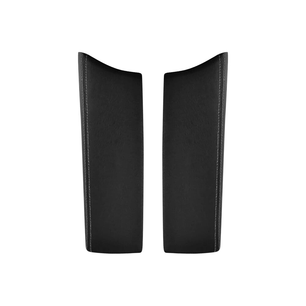 Pair Center Console Lid Armrest Box Panel Cover Black For 2014-2021 C Class W205 Q