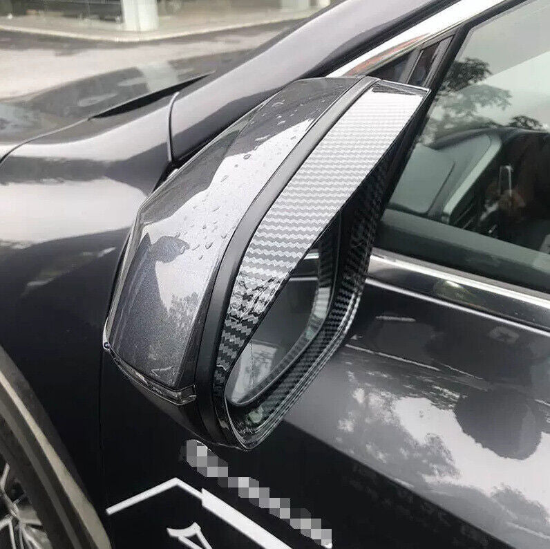 2PCS Carbon Fiber Rear View Mirror Frame Cover Trim for Lexus NX 250 350h 22-24