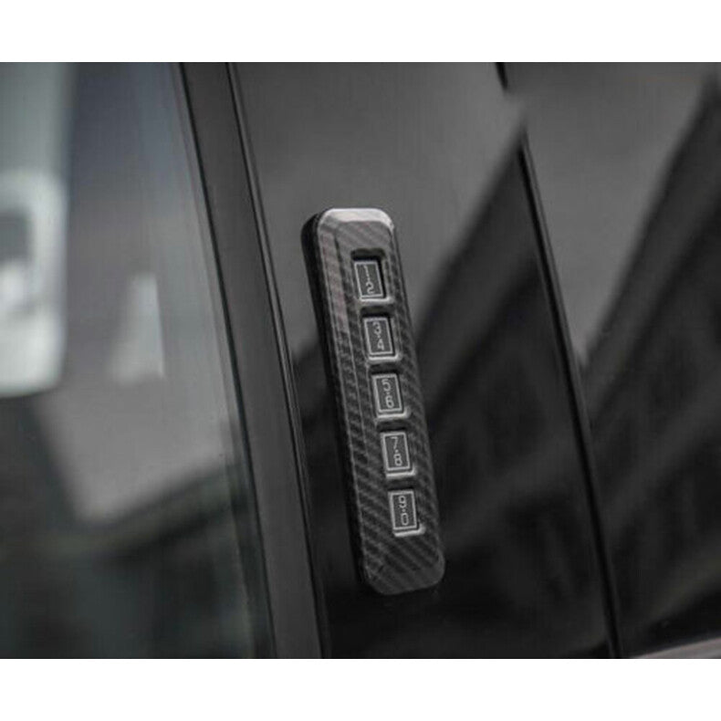 for Ford F150 2015-2020 Carbon Fiber Keyless Entry Keypad Molding Cover Trim