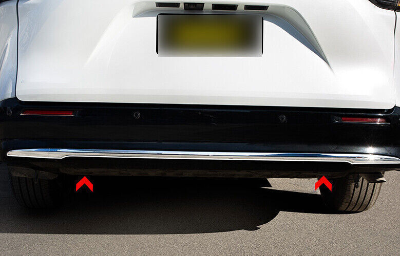 Chrome Rear Bumper Strip Protector Cover Moulding Trim for Toyota for Sienna 2021-24