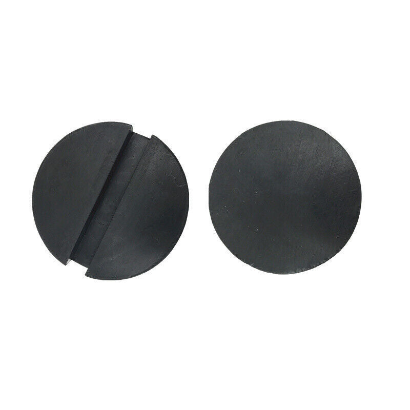 2Pcs Slotted Frame Rail Floor Jack Protector Medium Jack Pad 75mm Rubber US SHIP Q