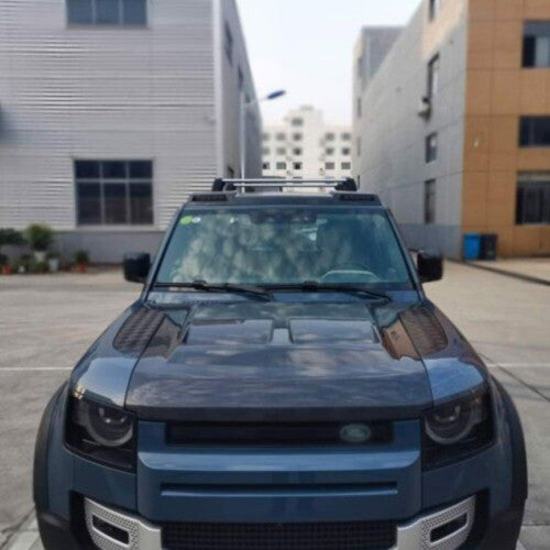 2020-23 Silver Alloy Top Roof Rack Luggage Carrier Rail for Land Rover for Defender