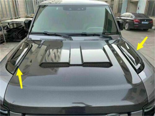 for Land Rover for Defender 90 110 130 2020-23 Black ABS Front Side Hood Vent Trim2