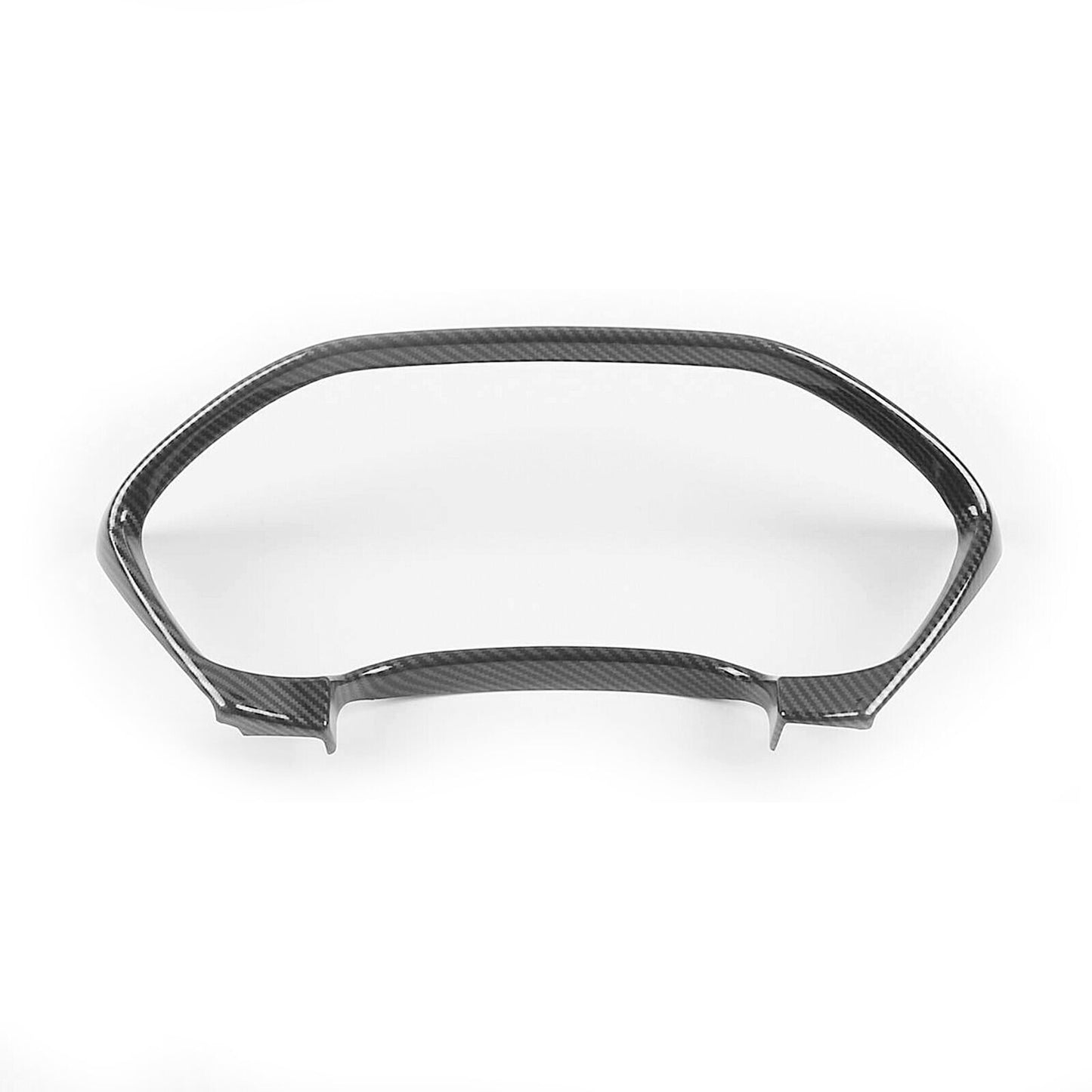 Instrument Panel Frame Cover Trim 1P ABS Carbon Fiber for Cadillac CT4 2020-2024