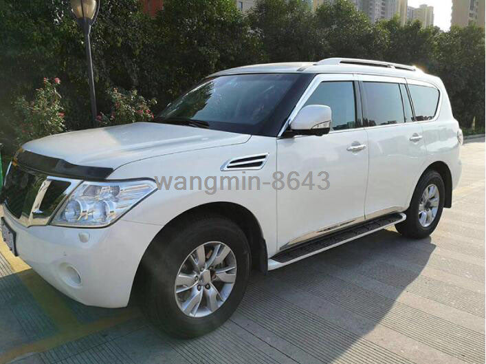 for Nissan Armada 17-24 silver Window Visor Vent Sun Shade Rain Guard Door Visor