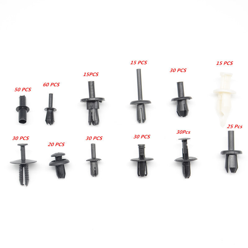 350Pcs Car Panel Push Pin Rivet Trim Clips Assortments Nylon Buckle Universal